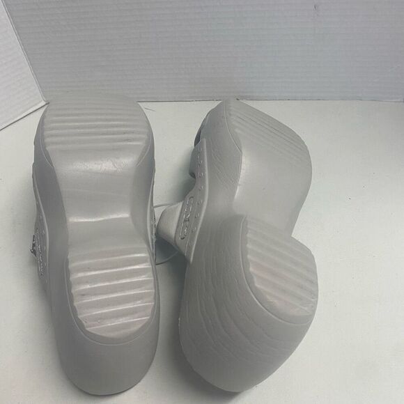 DR SCHOLL’S Women’s Gray Casual Mules Clogs Size 12 Slip On NEW NO BOX - Picture 4 of 12